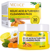 Pads Nettoyant au Curcuma pour une Peau Douce, Éclatante et Naturellement Purifiée.