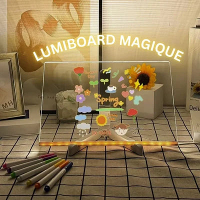 LumiBoard Magique – Le Cadre Lumineux qui Éveille la Créativité des Enfants!