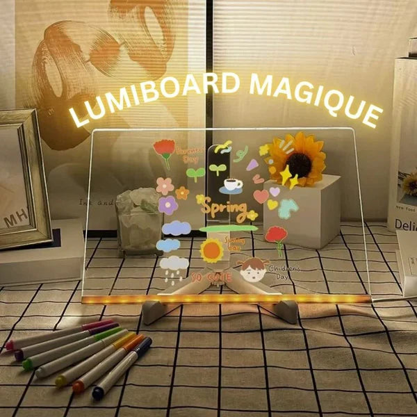 LumiBoard Magique – Le Cadre Lumineux qui Éveille la Créativité des Enfants!